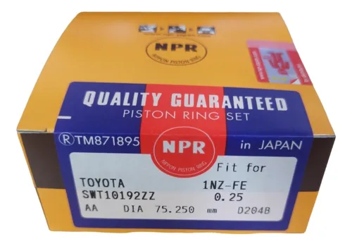 0825 SWT10192ZZ 0.25 ANILLOS