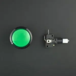 boton de cortar corriente verde