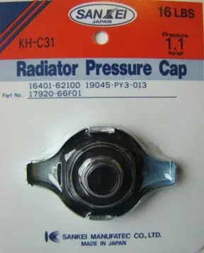 [108 1.1 Sanker tapones de radiador] KH-C31